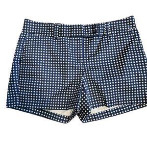 Vineyard Vines Navy and White Polka Dot Shorts Size 8